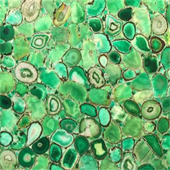 Green Agate Semiprecious Stone